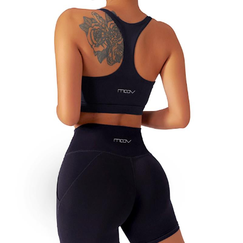 Woman Racerback Performance Workout Clothes Sports Bra