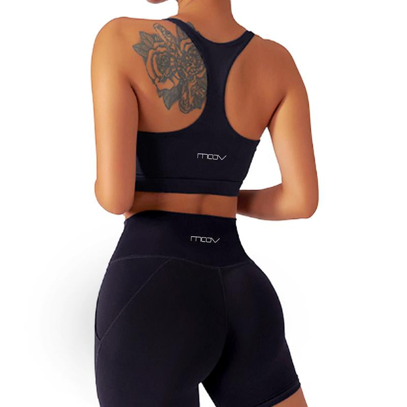 Woman Racerback Performance Workout Clothes Sports Bra