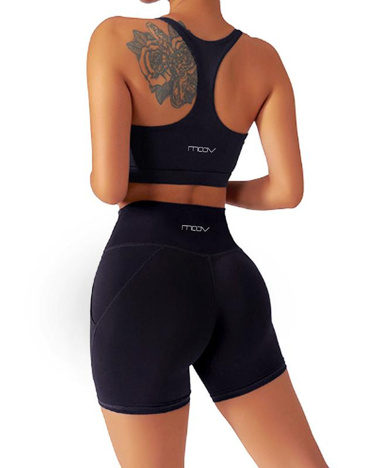 Woman Racerback Performance Workout Clothes Sports Bra